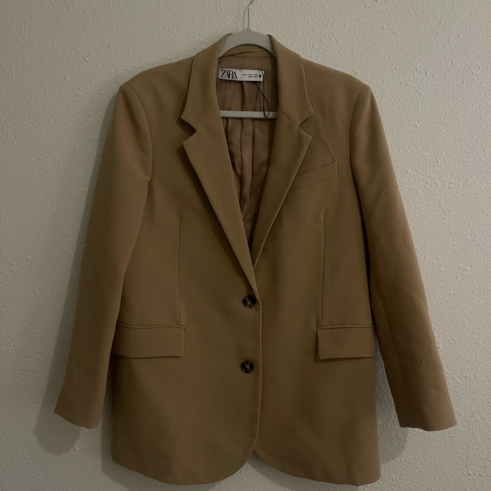 Zara Women's Classic Brown Blazer